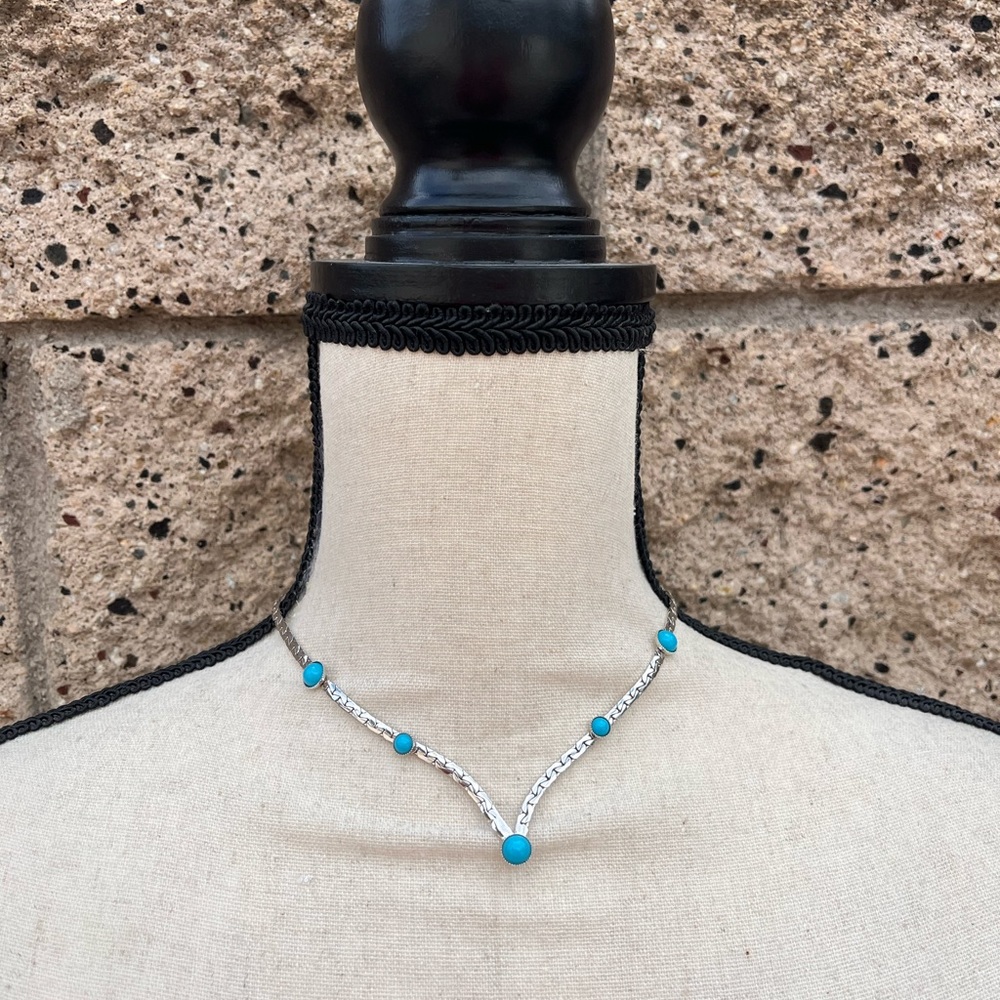 .925 turquoise necklace.